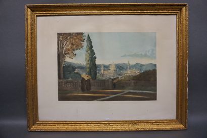 Corot 
"Florence", chalcographie du Louvre. 63x82 cm
