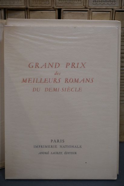 LIVRES Manette de livres: "Grand prix des meilleurs romans du demi-siècle", 27 vol....