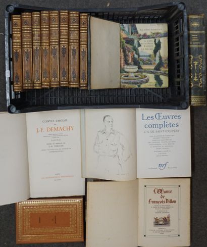 LIVRES Manette de livres, série "Les beaux pays", neuf volumes, 1927; "Histoire de...
