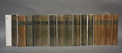 LA PLEIADE Seize volumes de La Pléiade (Zola, Chateaubriand, Proust, Stendhal, Bernanos,...