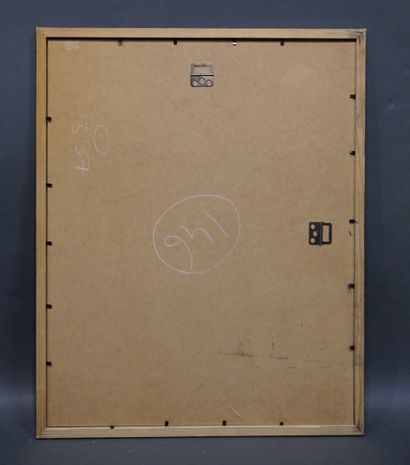STOEBEL "Franc-maçonnerie", fusain et gouache, sbg. 32x24 cm