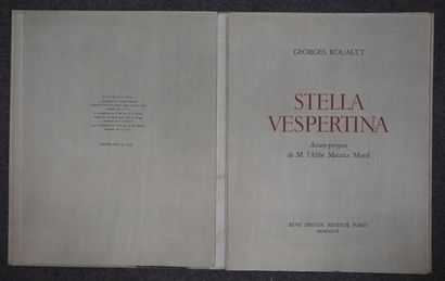 *Livre Volume emboité Georges Rouault "Stella vespertina", 1947.