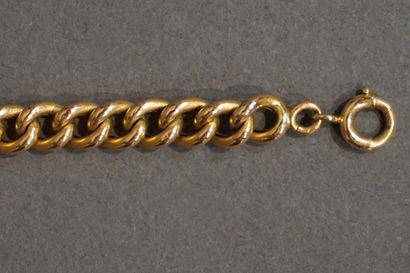 Bracelet Bracelet - chaine à larges maillons en or (9,4grs)