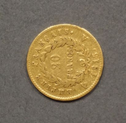 Pièce de vingt francs français en or (6,...