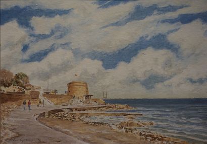 Jolin GREENE "Early summer at Seapoint", lithographie 12/250, sbg. 21,5x30,5 cm