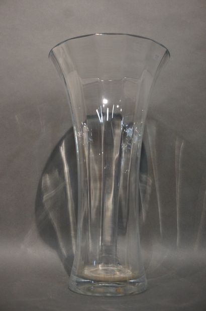 null Grand vase en cristal. 45 cm