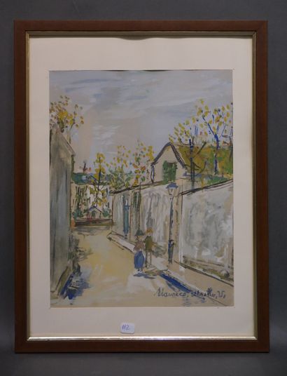 Maurice Utrillo (After) "Vues de Paris", 3 lithographs. Stamp "ed New York Graphic...