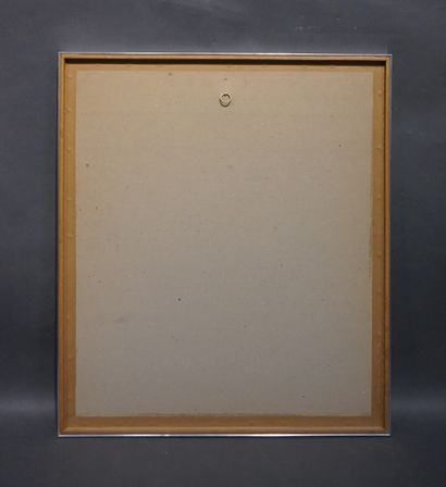 Camille HILAIRE "Paysage vert", lithographie, 81/150, sbd. 52,5x44 cm
