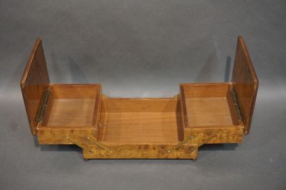 null Veneer work box. 9,5x24x16,5 cm