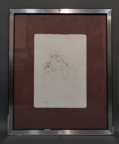 Léonor FINI "Couple", lithographie, 260/275, sbd. 36x26 cm