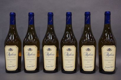 null 6 bouteilles ARBOIS, Jacques Tissot, Chardonnay 2012.