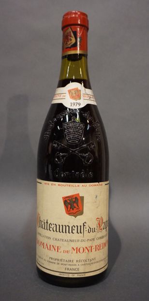  1 bouteille CHÂTEAUNEUF-DU-PAPE Mont-Redon 1979 (elt, TLB)