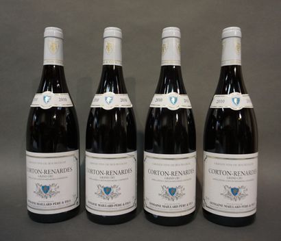  4 bouteilles CORTON "Renardes", M. Maillard 2010