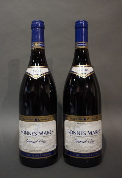 null 2 bottles BONNES-MARES, Maison Champy 2000 (etlt)