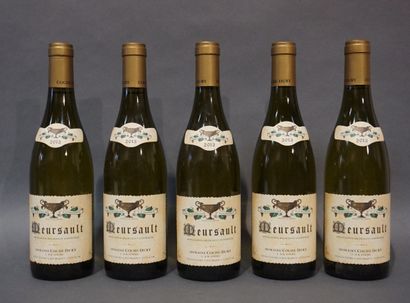 5 bouteilles MEURSAULT Domaine Coche-Dury...