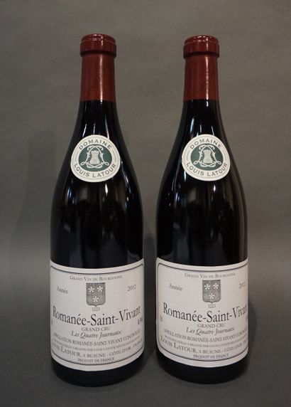 null 2 bouteilles ROMANÉE-ST-VIVANT, "Les Quatre Jounaux", L. Latour 2012