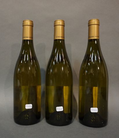 null 3 bottles MEURSAULT "Les Perrières 1er cru", Domaine Coche-Dury 2013 (1 elt,...