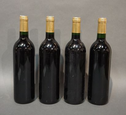 null 4 bouteilles CH. RAUSAN-SÉGLA, 2° cru Margaux 1997 (es, etlt)