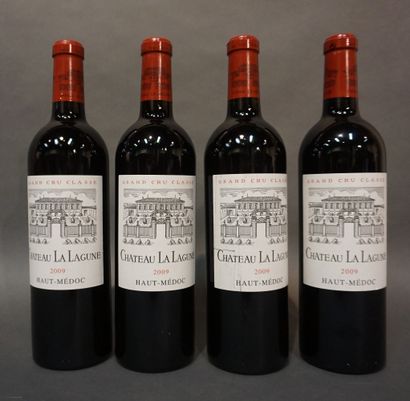 4 bouteilles CH. LA LAGUNE, 3° cru Haut-Médoc...