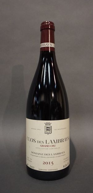  1 bouteille CLOS DES LAMBRAYS, 2015