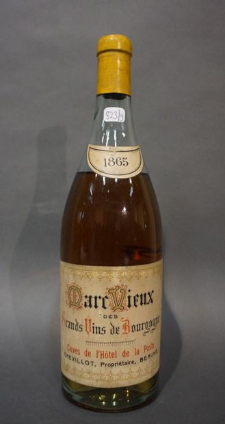1 bottle MARC DE BOURGOGNE, Chevillot 1865...