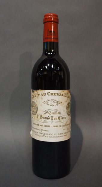  1 bouteille CH. CHEVAL-BLANC, 1° Grand Cru St-Émilion1979 (esa, ett)