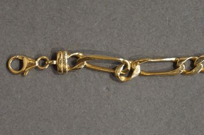 Bracelet Bracelet en or à larges maillons (15grs)