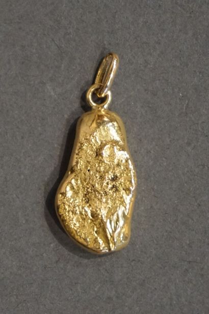 null Pépite: pendentif en or (13,5grs)