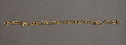 Bracelet Bracelet en or à larges maillons (15grs)