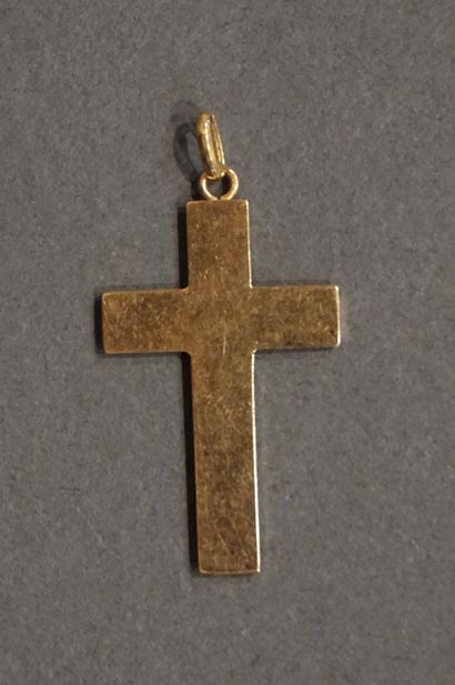 Pendentif Cross pendant in gold with interlacing (4.6grs)