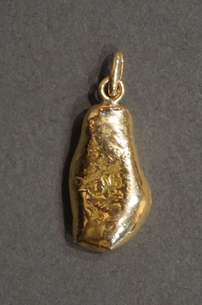 null Pépite: pendentif en or (13,5grs)