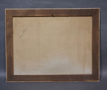 Maurice BOUCARD (1922) "Paysage provençal", gouache, sbd. 50x68 cm