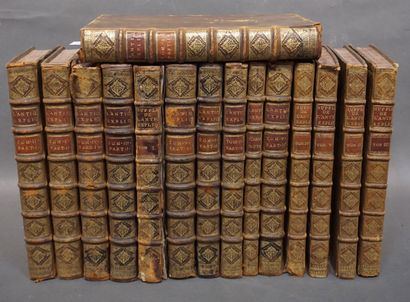 Dom Bernard de Montfaucon "L'antiquité expliquée et représentée en figures", 15 volumes...