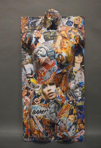 null Mannequin "Brigitte Bardot". 84x40 cm