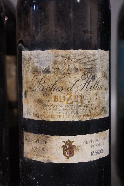 null Manette de 19 bouteilles de vin Médoc ou Bourgogne: 5 Saint Romain de Bellevue...