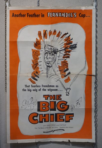 null Affiche "The big chief" (usures). 104x68 cm