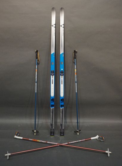 Salomon Paire de skis de fond Salomon Fisher Power Cruiser (184x6 cm) et deux paires...