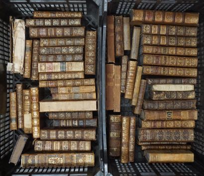 Two bound volumes XVIIIth century, Oraisons...