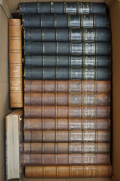 Set of 16 volumes bound by André Michel:...