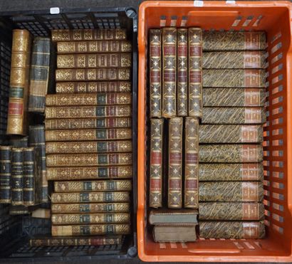 Two XVIIIth century bound book handles, Shakespeare,...