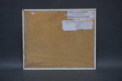 J. ROUSSELET "Après l'orage", huile sur panneau, sbg. 41x49 cm