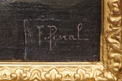 Fernand PINAL (1881-1958) "Bouquet de pivoines blanches", huile sur toile, sbd. 63x39...
