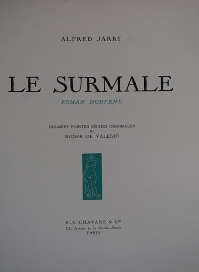 null 
Cinq livres illustrés modernes et emboités: Alfred Jarry: "Le surmâle", illustré...