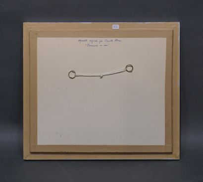 Daniele LEBEAU "Bord de mer", aquarelle, sbd. 16,5x22,5 cm