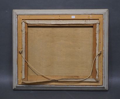 GIRARDET "Panier de pensées", huile sur toile, sbd. 32,5x41 cm