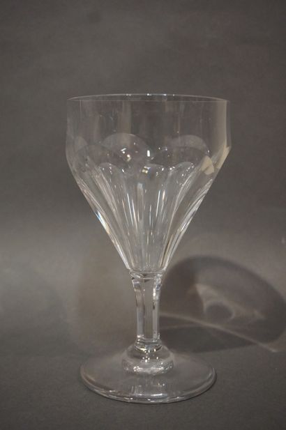 Baccarat Service en cristal de Baccarat de 36 pièces: 12 flûtes, 12 verres à eau...