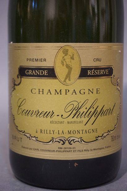 null Huit bouteilles de Champagne (sept Couvreur-Philippart et une José Guérin) et...