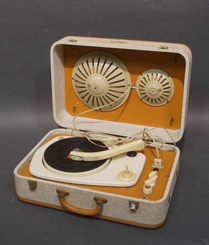 Socradel portable record player.