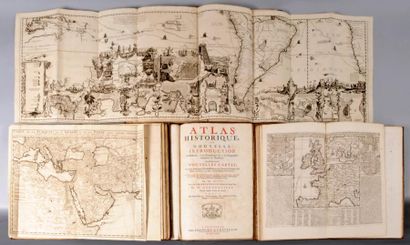 Mr C et Mr Gueudeville « Atlas historique » 1718 à 1719 Sept tomes illustrés