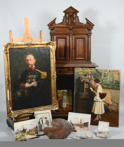 Fonds d'atelier, archives, et souvenirs de Paul - Marie LAPIERRE - RENOUARD (1854-?)...
